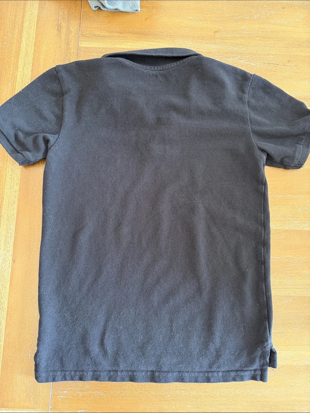 The Children's Place Black Polo Shirt - Short Sleeve Boys L 10/12